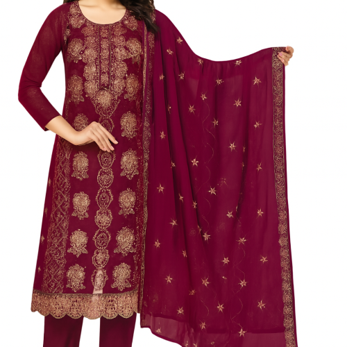 georgette-থ্রি পিস(XXIBX)