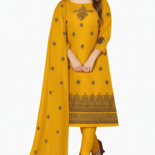 সুতি salwar থ্রি পিস(EHX)